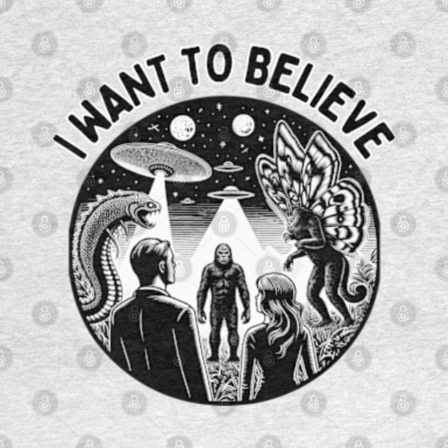 I Want To Believe! by Desert Owl Designs